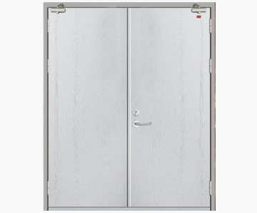 Grade C steel fireproof door