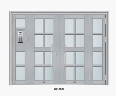 Splicing unit door