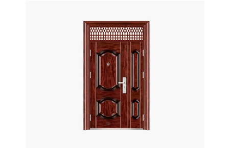 Zinc iron alloy unit door