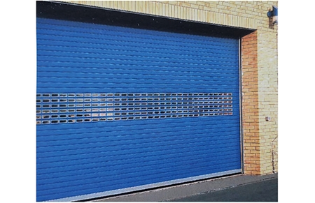 Industrial rolling shutter door